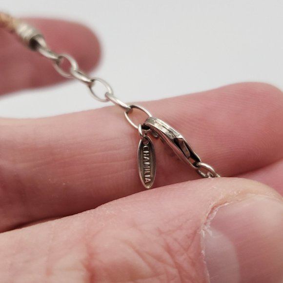 7 Inch 925 Sterling Silver & Leather Cool Unisex Bracelet - Picture 4 of 7